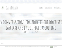 Tablet Screenshot of casatabata.com